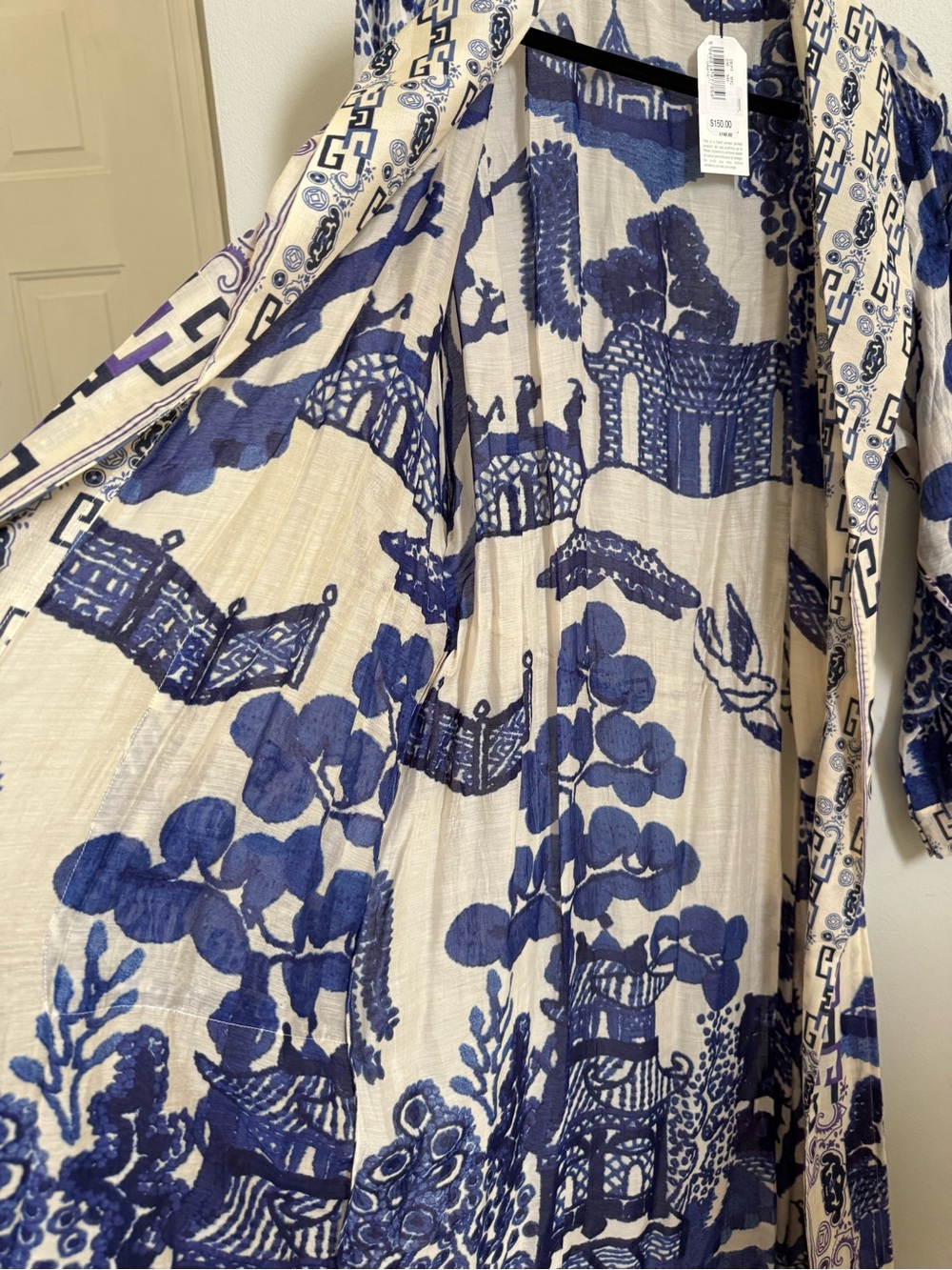 Belted Kimono Robe/Gown – NWT - Picture 3 of 5